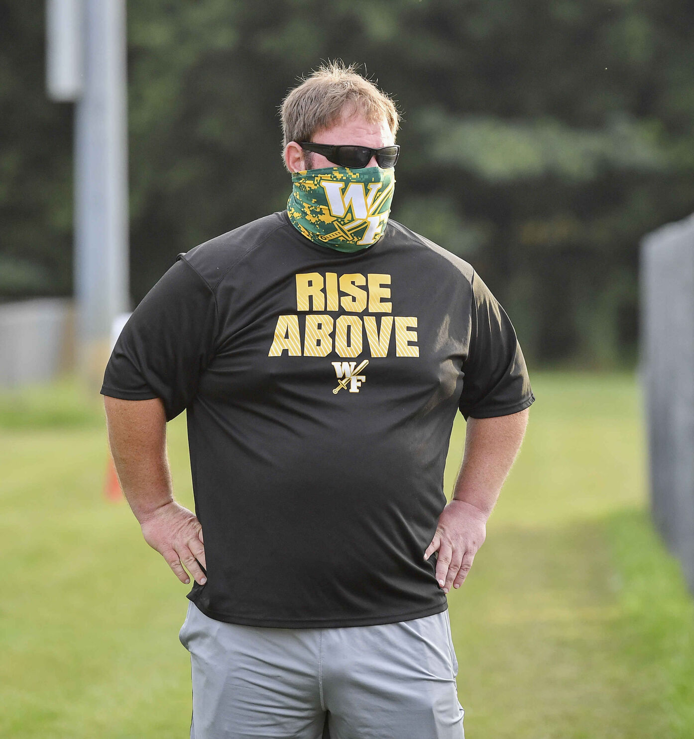 West Florence High School football practice
